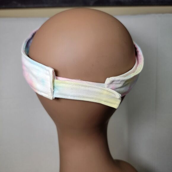 Six Flags Fiesta Texas Pastel Tie Dye Adjustable Visor - Picture 4 of 8